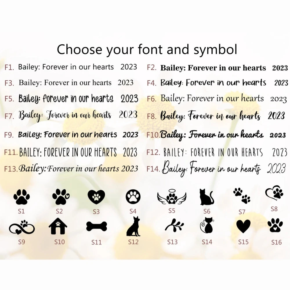 Urna Funerária Personalizada para Pets — Cerâmica com Nome e Homenagem