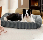 Cama ortopédica para cães e gatos com espuma de alta densidade para alívio de dores e conforto