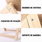 Embalagem do arranhador bola para gatos Madrupet, pronta para venda e uso imediato