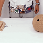 Conjunto de arranhadores bola para gatos em diferentes cores, destacando versatilidade e estilo