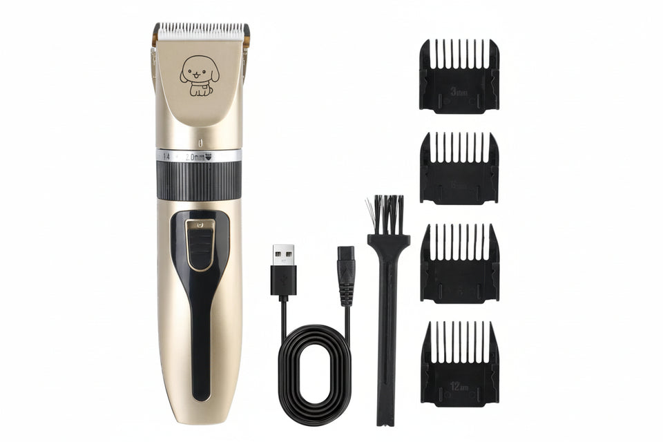 Máquina de tosa portátil para cães e gatos com design silencioso para corte preciso