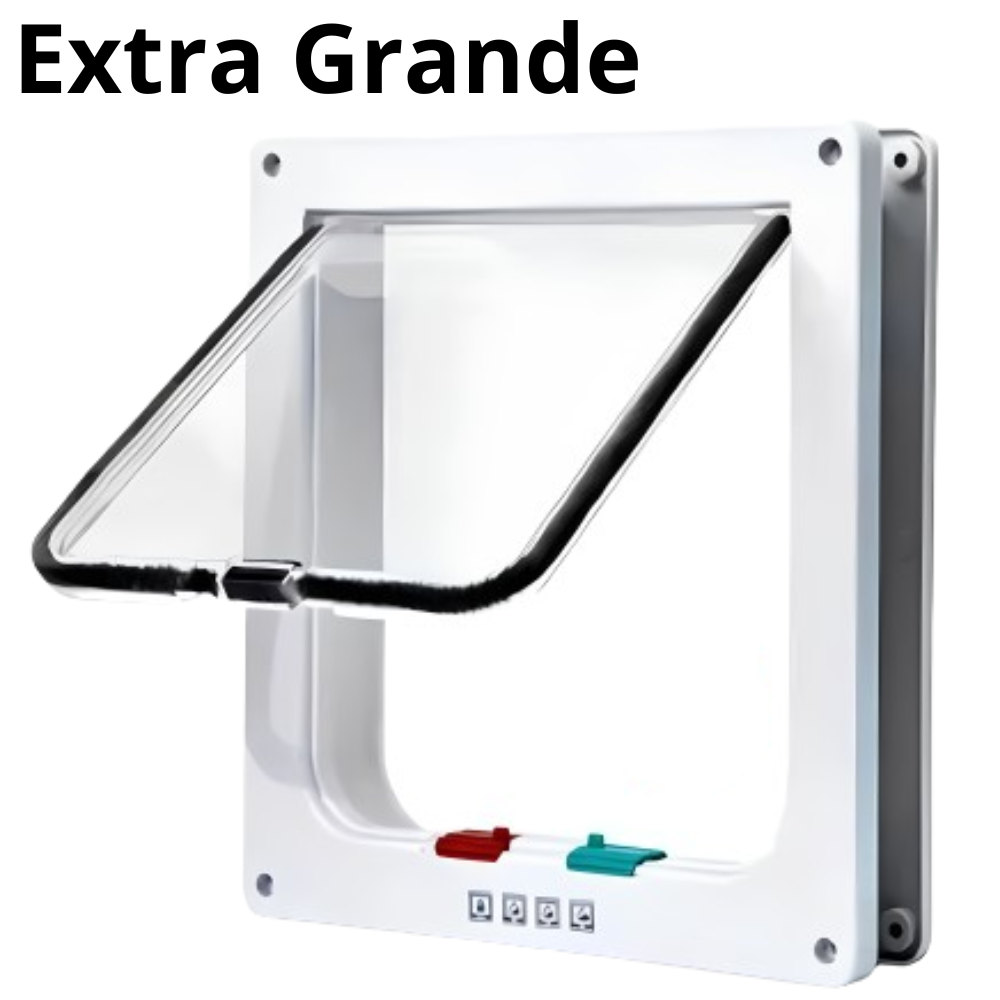 Porta exclusiva para gatos com isolamento térmico ideal para segurança e conforto do animal