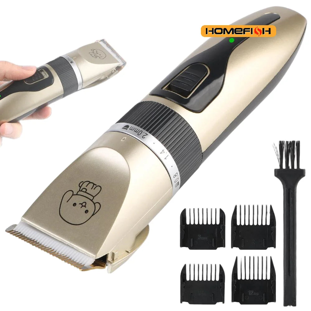 Máquina de tosa para cães e gatos em ambiente de banho e tosa profissional