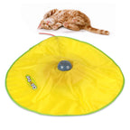 Tapete brinquedo interativo para gatos com bolinhas coloridas para diversão autônoma