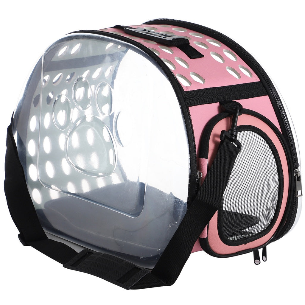 Madrupet bolsa transparente para transporte de gatos com design moderno e seguro