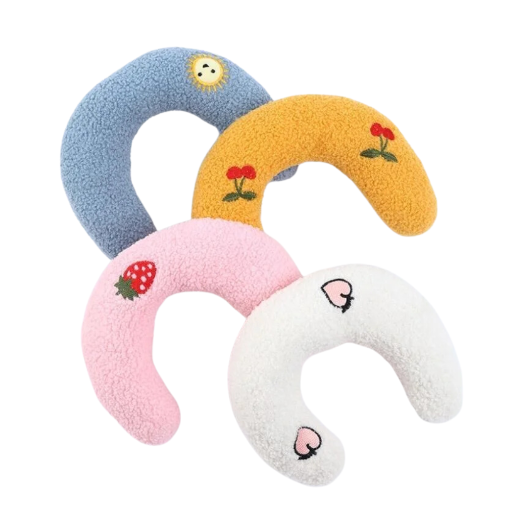 Travesseiro ergonômico para gatos com design anatômico para descanso confortável
