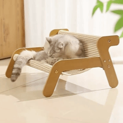 Poltrona sisal para gatos Madrupet ideal para arranhar e dormir
