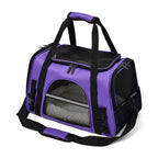 Bolsa de transporte para pets pequenos com interior acolchoado ideal para cachorros e gatos em viagens