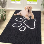 Tapete chenille antiderrapante para pets com retenção de sujeira disponível na Madrupet