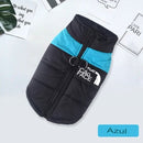 Jaqueta Impermeável para Cães - Proteção Contra Chuva e Frio Jaqueta Impermeável Acolchoada para Cães Sabinovision Azul P 