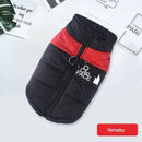 Jaqueta Impermeável para Cães - Proteção Contra Chuva e Frio Jaqueta Impermeável Acolchoada para Cães Sabinovision Vemelho P 