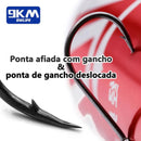 Kit Profissional de Anzóis para Pesca - Aço Inox 50 a 100 Peças Anzóis Aço Madrupet 