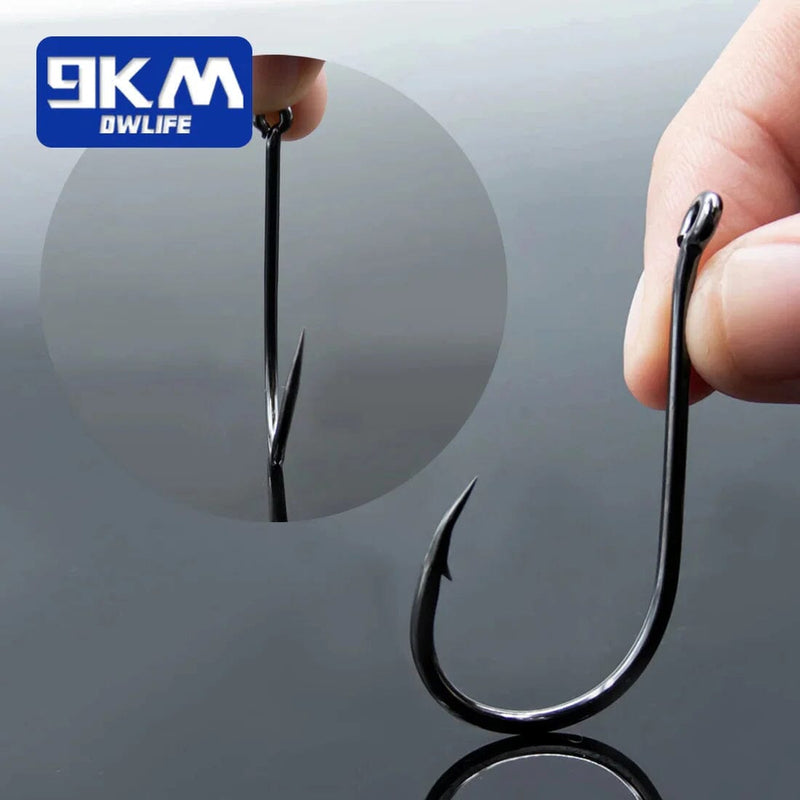 Kit Profissional de Anzóis para Pesca - Aço Inox 50 a 100 Peças Anzóis Aço Madrupet 