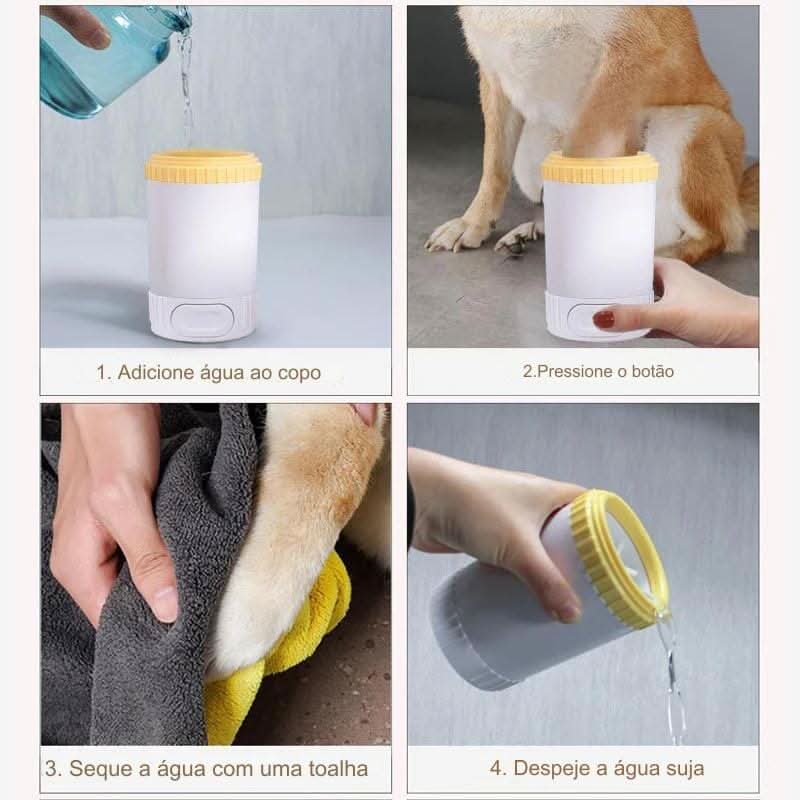Lava-Patas Semi Automático para Pets Lava-Patas Semi Automático para Pets Sabinovision 