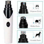 Lixador de Unhas Elétrico para Pets – Seguro, Silencioso e Sem Estresse Lixador de Unhas Pet Para Cachorro e Gato Sabinovision 