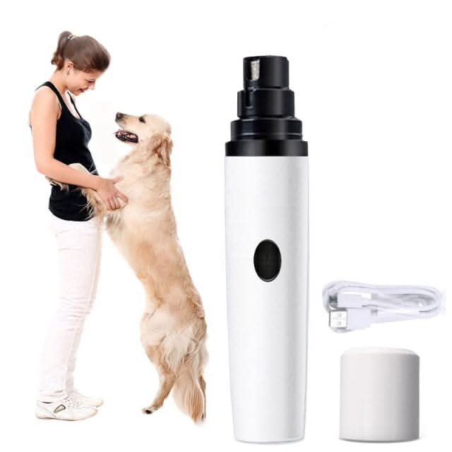 Lixador de Unhas Elétrico para Pets – Seguro, Silencioso e Sem Estresse Lixador de Unhas Pet Para Cachorro e Gato Sabinovision 