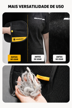 Luva Removedora de Pelos Eletrostática — Remove Pelos de Sofá, Roupa e Tapete em Segundos, Sem Resíduos