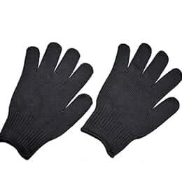Luvas Antimordidas para Pássaros - Alta Resistência e Segurança Luvas Antimordidas para Treinamento de Pássaros Madrupet Luvas Antimordidas - Preto 