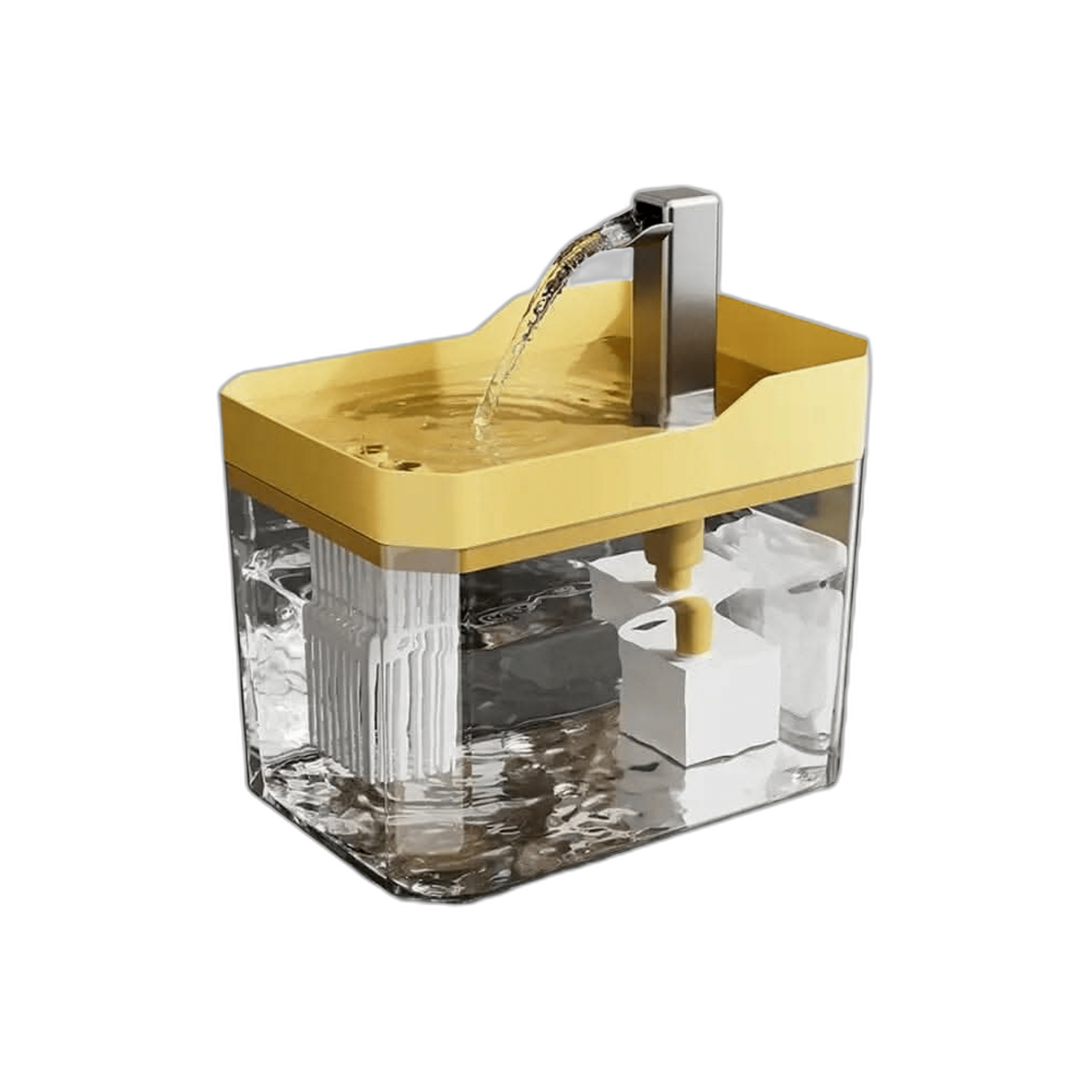 bebedouro fonte para gatos e cães 1,5 litros com filtro de água corrente silencioso