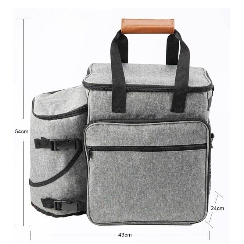 Mala Organizadora para Pets – Ideal para Viagens com Acessórios, Rações e Brinquedos Mala de Viagem Pet Premium Sabinovision 