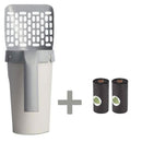 Pá Higiênica para Gatos com Dispenser Embutido Madrupet Cinza 