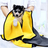 Toalha Ultra Absorvente para Pets – Secagem Rápida e Conforto Pós-Banho