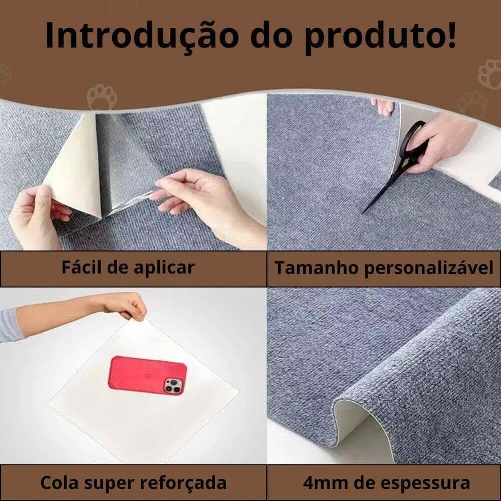 Protetor Antiarranhão para Gatos – Adesivo para Sofá e Móveis Madrupet 