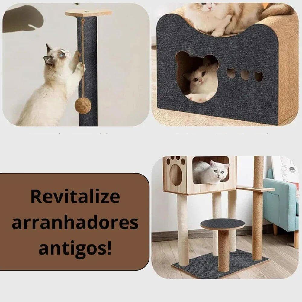 Protetor Antiarranhão para Gatos – Adesivo para Sofá e Móveis Madrupet 