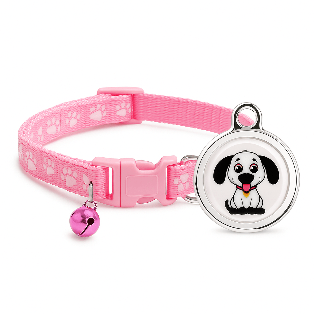 Rastreador GPS para Pets – Localização em Tempo Real e Sem Mensalidade Madrupet Rastreador com Coleira Rosa Cachorro 