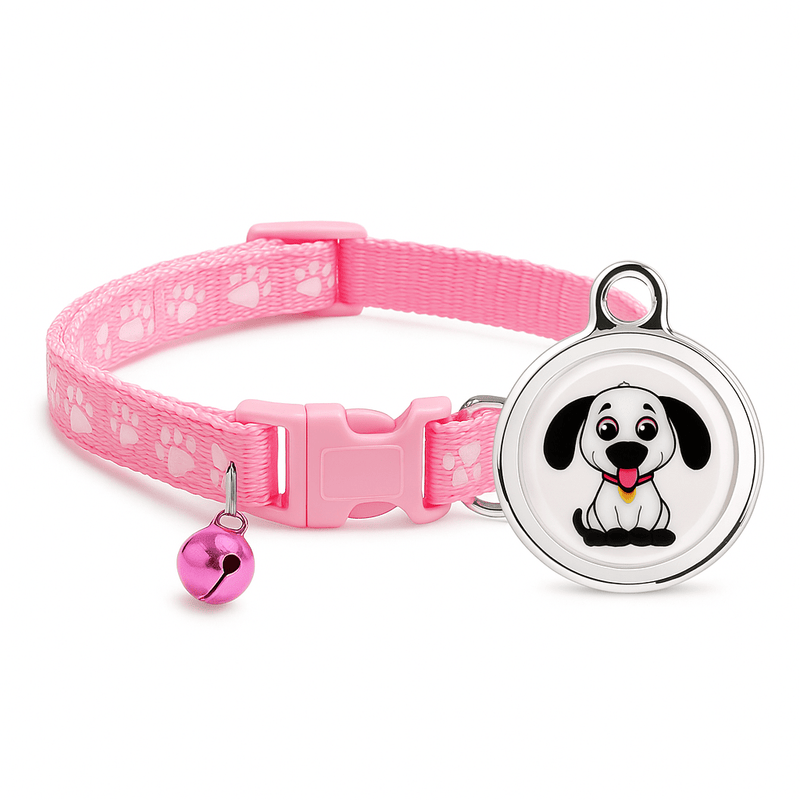 Rastreador GPS para Pets – Localização em Tempo Real e Sem Mensalidade Madrupet Rastreador com Coleira Rosa Cachorro 