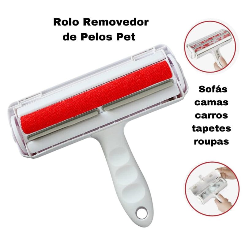 Removedor de Pelos Reutilizável - Limpeza Prática para Sofás e Roupas Removedor De Pelos Madrupet 