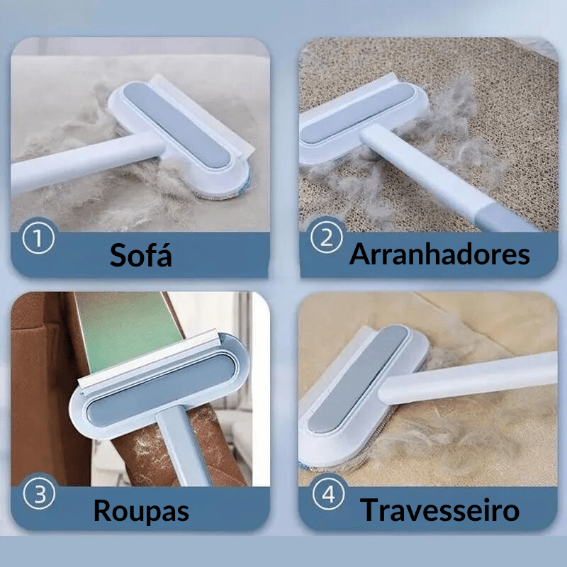 Removedor Pelos Mágico Reutilizável - Sofá e Roupa Limpos Madrupet 