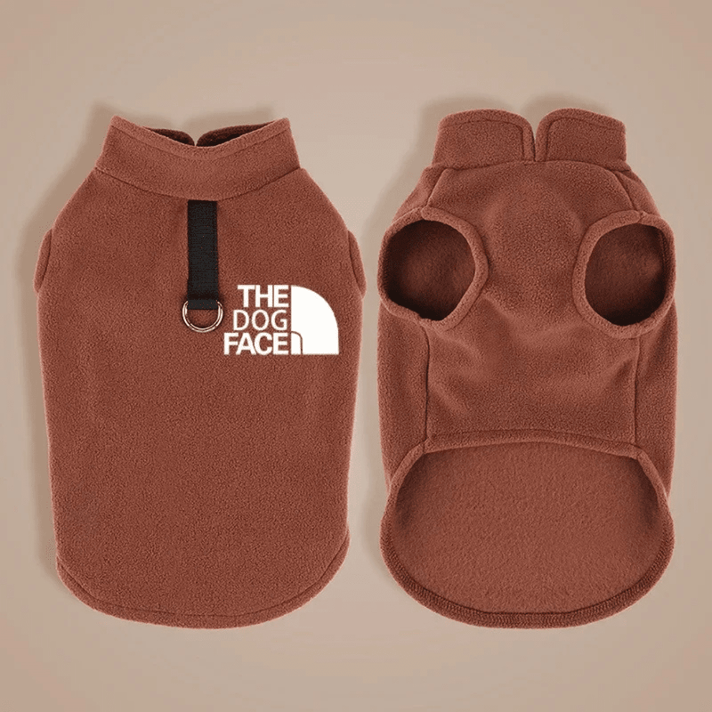 Roupa Casaco Colete The Dog Face Flanelado com Argola para Guia Madrupet 