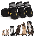 Sapato Impermeável Antiderrapante para Cães – Proteção Contra Frio, Calor e Impactos Sapato Antiderrapante para Cachorro Á Prova D´Água SabinoVision Preto Cães entre 4 e 7 kg 