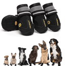 Sapato Impermeável Antiderrapante para Cães – Proteção Contra Frio, Calor e Impactos Sapato Antiderrapante para Cachorro Á Prova D´Água SabinoVision Preto Cães entre 4 e 7 kg 