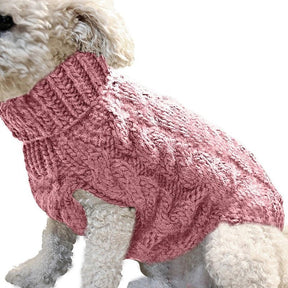 Suéter de Gola Alta para Cães e Gatos – Estilo e Aconchego nos Dias Frios