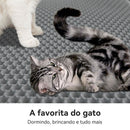 Tapete Coletor de Areia para Gatos – Chega de Sujeira pela Casa Tapete Limpa Patas Madrupet 