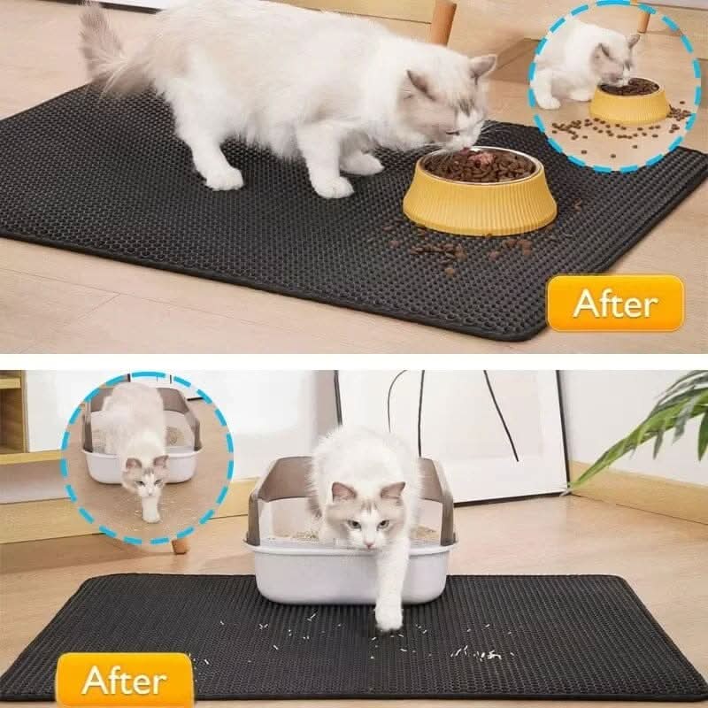 Tapete Coletor de Areia para Gatos – Chega de Sujeira pela Casa Tapete Limpa Patas Madrupet 