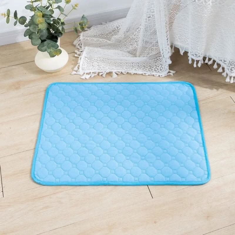 Tapete Higiênico Lavável para Cães Madrupet Azul claro 50x35cm 