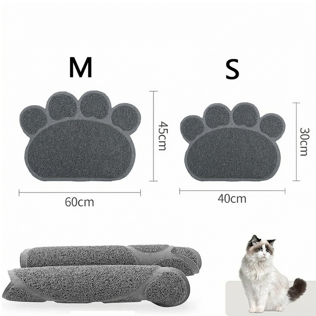 Tapete antiareia multiuso para pets com bordas reforçadas para maior durabilidade