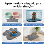 Tapete antiareia Madrupet em ambiente doméstico protegendo o piso contra resíduos