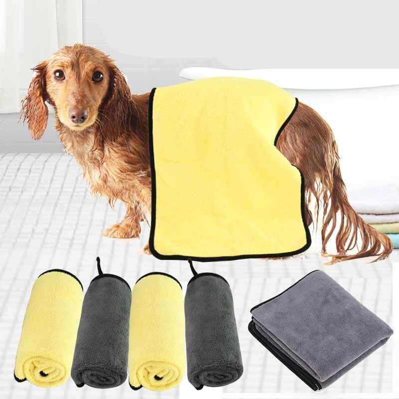 Toalha Ultra Absorvente para Pets – Secagem Rápida e Conforto Pós-Banho Toalha Ultra Absorvente Para Cachorro Sabinovision 
